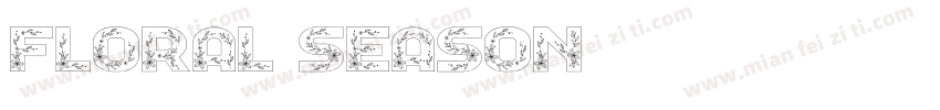 Floral Season字体转换